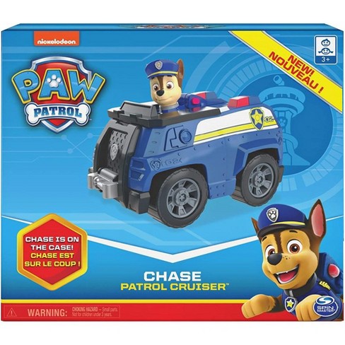 Paw Patrol, Chase's Patrol Cruiser Vehicle With Collectible Figure, For  Kids Aged 3 And Up : Target