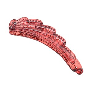 Unique Bargains Fashion Wavy Edge Hair Clips Hairdo Clip 1 Pc - 1 of 4