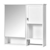 NicBex Wall Mounted Bathroom Storage Cabinet,29'' x28'' Medicine Cabinet with Mirror and 3 Shelves for Bathroom - 4 of 4