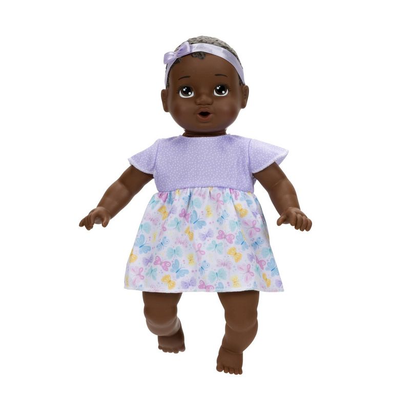 Perfectly Cute 14&#34; Girl Baby Doll - Black Hair, Brown Eyes, 1 of 8