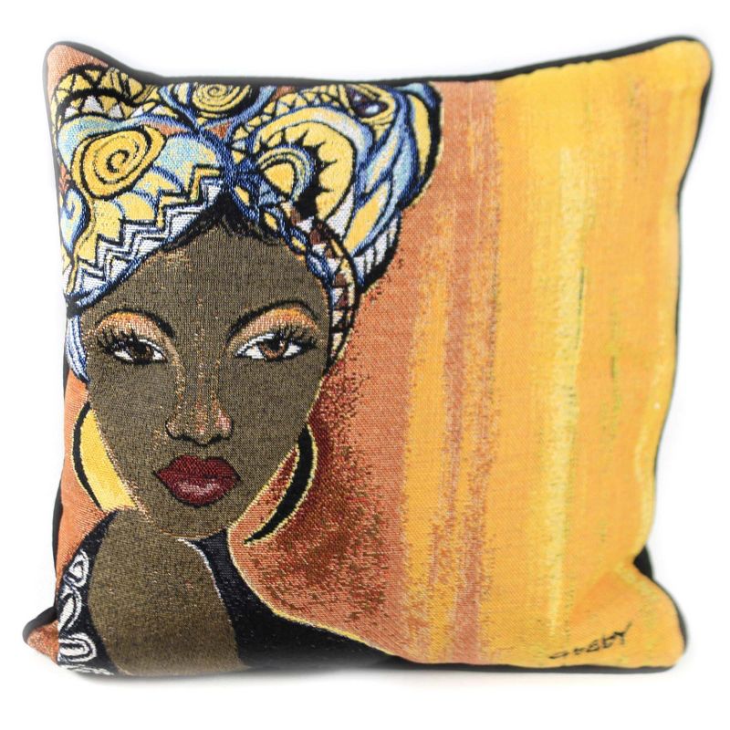Home Decor 16.0 Inch Moroccan Queen Royal Beauty Throw Pillows, 1 of 4