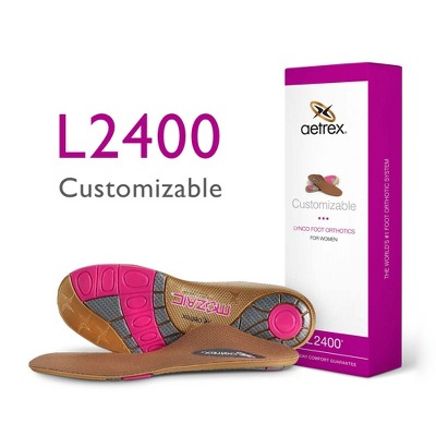 Aetrex Women's Customizable Orthotics - Insole for Personalized Comfort