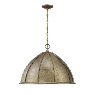 Chelsea Gold Dome Pendant Light with Metal Finish