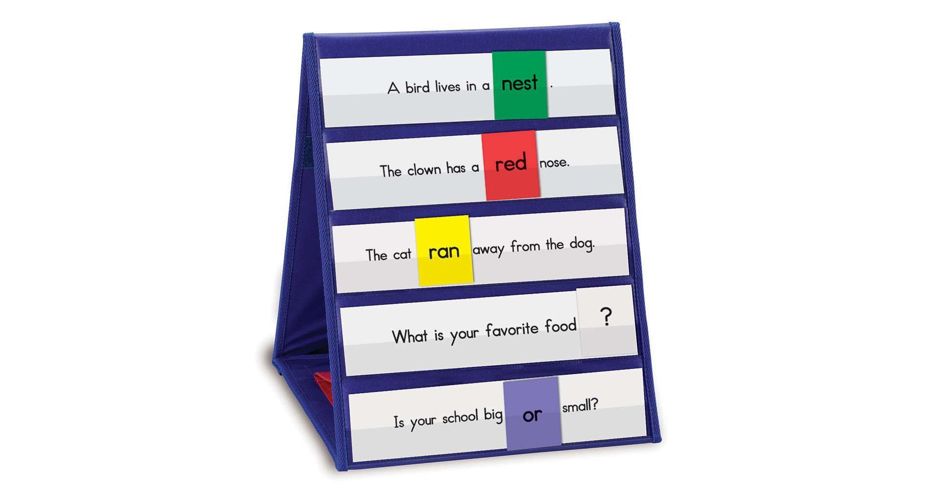 Learning Resources Tabletop Pocket Chart - Teacher or Classroom Tool