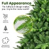 6 FT Pre-Lit Artificial Christmas Tree with 350 Warm White LED Lights and 1228 Tips, PE+PVC Hinged Tree with Metal Stand - 2 of 4