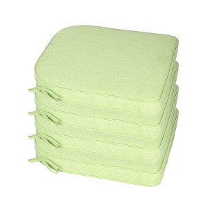 Aoodor Outdoor Dining Chair Cushions Set of 4, Waterproof Patio Furniture Seat Cushions, Outdoor Chair Pads with Ties - 1 of 4