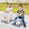 Infans 2-in-1 Kids Ride-on Push Car w/ LED Lighted Wheels Removable & Adjustable Handle - 3 of 4