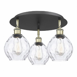 Waverly - 3 Light Flush Mount In Industrial Style-9 Inches Tall and 17.75 Inches Wide - 1 of 1