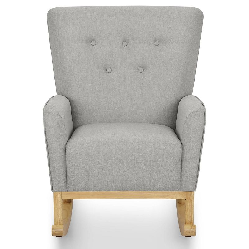 Delta Children Colby Rocking Chair - French Gray and Natural, 6 of 15