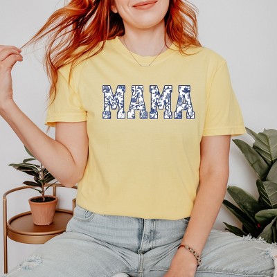 Simply Sage Market Mama Blue Willow Garment Dyed Tee
