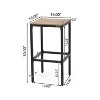 Christopher Knight Home Elkhart Outdoor Modern Industrial Acacia Wood 5 Piece Bar Set - 4 of 4