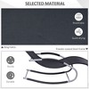 Kumasinova Zero Gravity Rocking Chair Outdoor Chaise Lounge,Patio Recliner Lounge Chair with Detachable Pillow for Pool,Backyard,Deck&Patio - 2 of 4