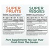 COUNTRY FARMS Fruits and Vegetables Supplement, 180 Fruit and 180 Veggie Capsules, Greens and Reds Packed with Superfoods, Powerful Antioxidants, 60 - 2 of 4