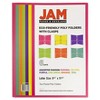 JAM 6pk POP 2 Pocket School Presentation Plastic Folders with Prong Fasteners Fashion Colors - image 3 of 3