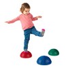 Toy Time Kid's Hedgehog-Style Balance Pods and Half Dome Exercise Stepping Stones - Set of 6, Red/Blue/Green - 3 of 4