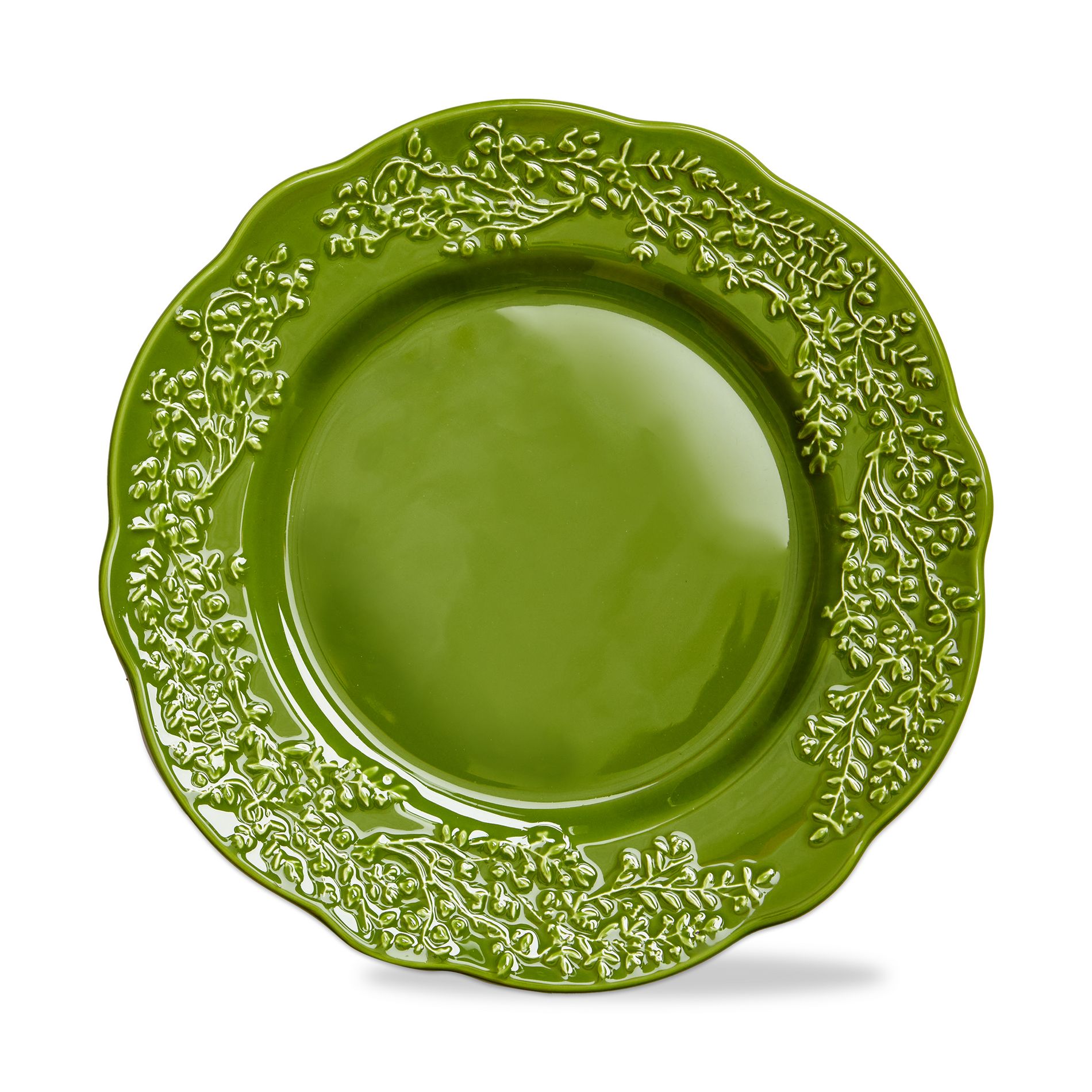 Tag Christmas Verdent Green Earthenware Dinner Plate 10.5 in