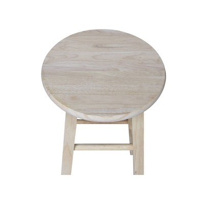 Parawood 30" Unfinished Backless Barstool