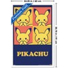 Trends International Pokémon: Pikachu Cutie Collection - Squares Framed Wall Poster Prints - 3 of 4
