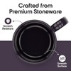 Omniware Teaz Cafe 11 oz Classic Mug - Vintage-Inspired Stoneware Coffee Cup, Retro Diner Aesthetic, Rustic Drinkware, Dishwasher Safe - 3 of 4