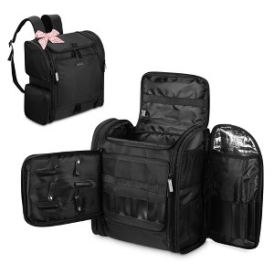 Byootique Soft Sided Makeup Backpack Portable Organizer with Heat Isolation - 1 of 4
