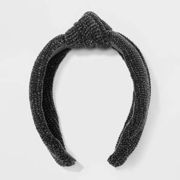 Chenille Fabric Knot Top Headband - Universal Thread™