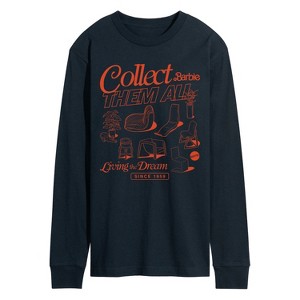 Men's - Barbie - Doll Furniture Long Sleeve Graphic T-Shirt - 1 of 3