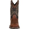 LIL' DURANGO Toddler Boys' Tan & Black Western Boot - 3 of 4