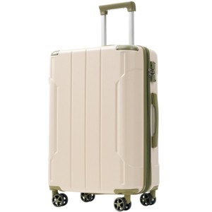 28 Inch Expandable Hardside Luggage with Double Spinner Wheels TSA Lock Durable Lightweight Suitcase for Vacation - Cuddlewood - 1 of 4