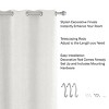 Hastings Home Curtain Rod, Silver with Cone Finials - 3 of 4