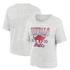 NFL Buffalo Bills Women's Oatmeal Heather Rolled Sleeve T-Shirt - 3 of 3