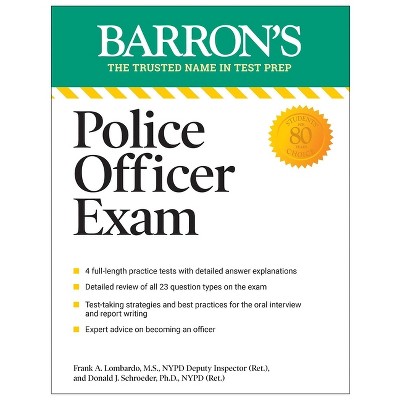 Police Officer Exam, Eleventh Edition - (barron's Test Prep) 11th ...