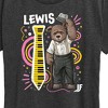 Women's - IF Movie - Lewis Bear Keyboard Tie Short Sleeve Graphic T-Shirt - 2 of 4