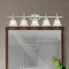 Livex Lighting French Regency 5 - Light Vanity in  Brushed Nickel - 4 of 4
