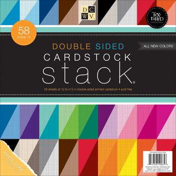 48 Sheets 12x12 Double-Sided Colored Cardstock Paper, 230gsm, 16