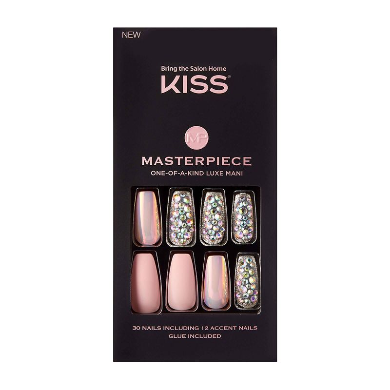 Kiss Masterpiece Luxe Manicure Fake Nails - Everytime I Slay - 30ct, 1 of 5
