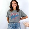 Simply Sage Market Women's Baseball Mom Heart Short Sleeve Garment Dyed Tee - 2 of 4
