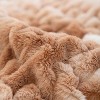 KTMBDW Faux Fur Throw Blanket for Couch, Fuzzy Soft Plush Thick Bubble Blanket for Sofa Bedroom Living Room, 50 * 60 Inches, Tie-dye - 4 of 4