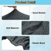 Unique Bargains Polyester Rectangular Stretchy Elastic Stool Cover Medium Fit Length 23"-27" - 3 of 4