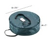 Hastings Home Storage Bag Protection for Artificial Wreath and Garland with Zipper and Handles - 2 of 4
