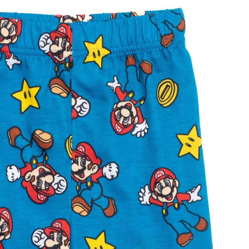 SUPER MARIO Nintendo Luigi Pullover Pajama Shirt and Pants Sleep Set Toddler , 4 of 7