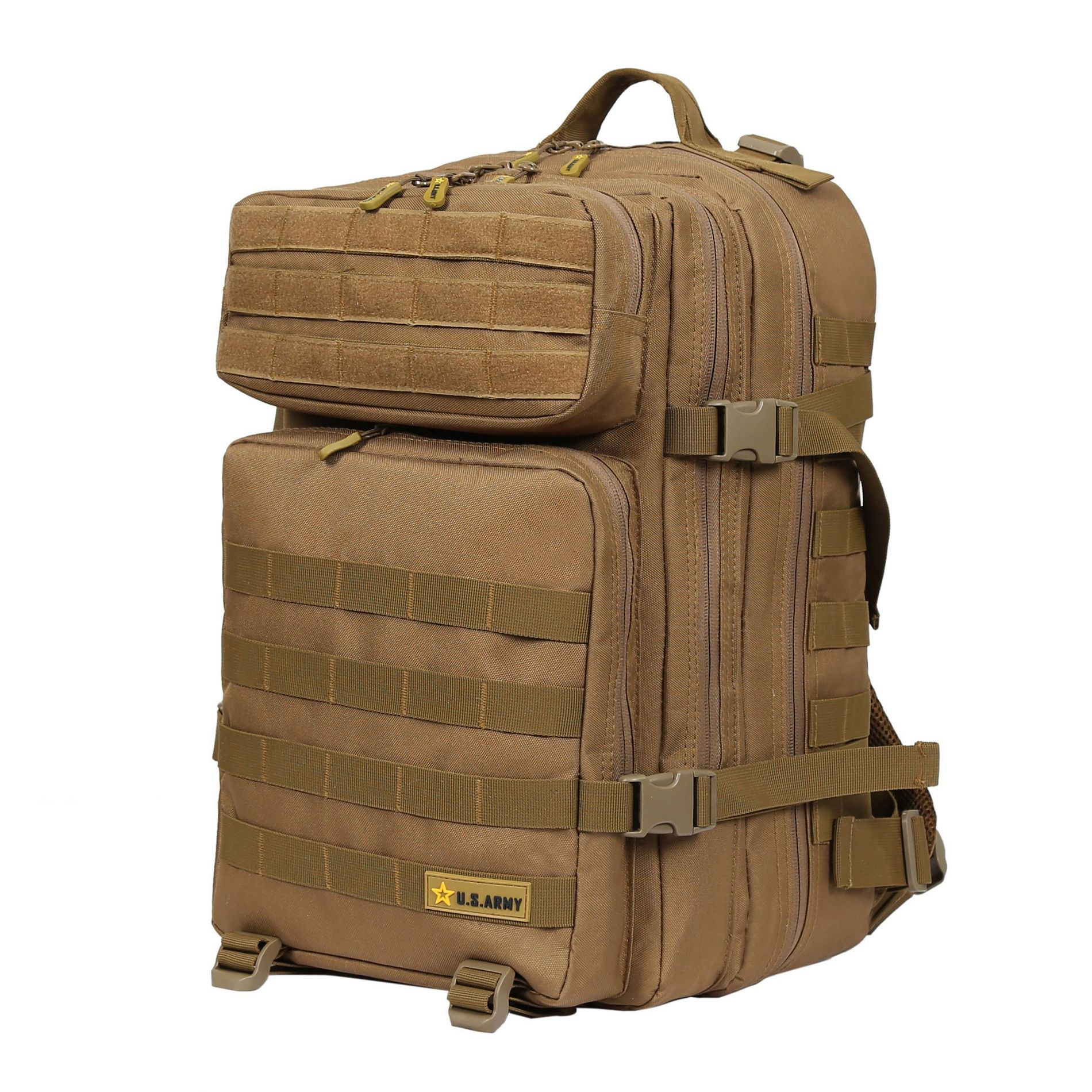 U.S. Army 42L ASSAULT High Performance Tactical Backpack - Brown