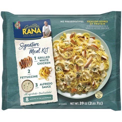 Rana Signature Meal Kit Grilled White Chicken Fettuccine With Alfredo Sauce  - 39oz : Target