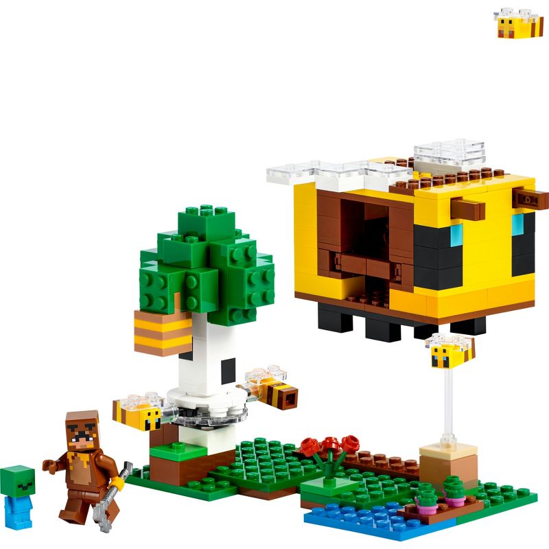 LEGO Minecraft The Bee Cottage Toy House with Animals 21241, 3 of 8