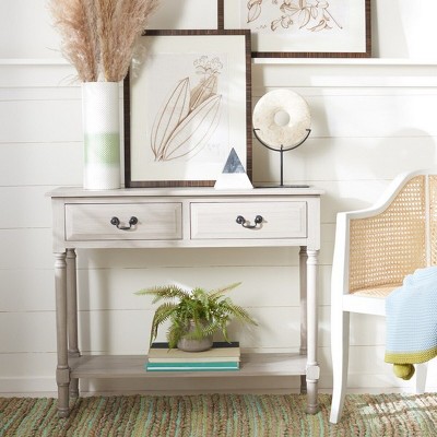 Primrose Greige 40'' Wood Console Table with Storage