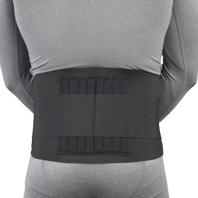 OTC Sacro Brace, Lower Back, Heavy Duty Support, Thermo Pad, Black