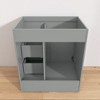 Bath Vanity Cabinet without Top 30 in. W x 21.5 in. D x 33.5 in. H Gray Bathroom Vanity with Black Handle - 2 of 4