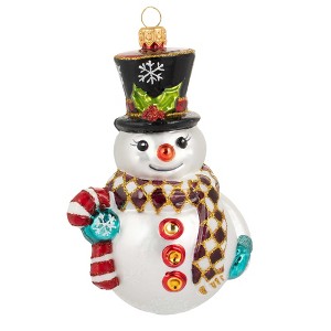 Miss Christmas 5.5 Inch Merry Mr Frosty Christmas Tree Ornament , Christmas Decor Snowman, Christmas, Winter (1PC) - 1 of 4