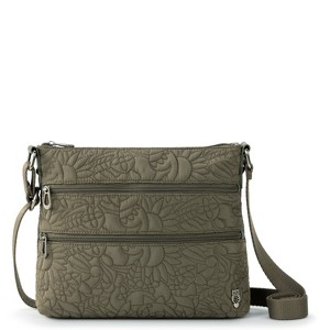 Sakroots Women's Basic Crossbody Olive Spirit Desert Quilted - 1 of 4