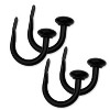 Set of 4 (5"x6.5") Steel Curtain Holdbacks - Lumi Home Furnishings - 3 of 4