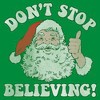 Men's Lost Gods Santa Don't Stop Believing T-Shirt - 2 of 3